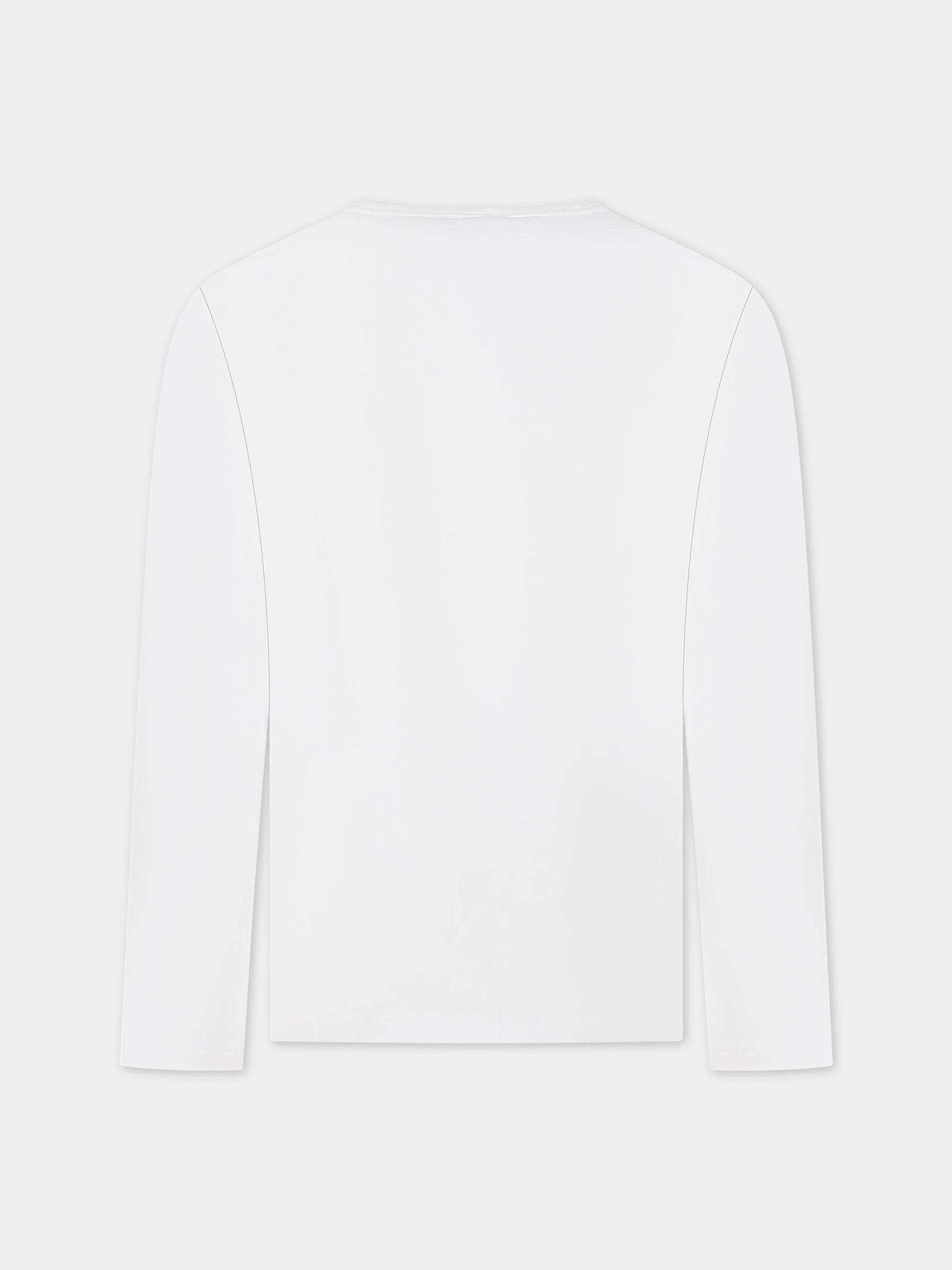 T-shirt bianca per bambina con logo e stampa,Dimensione Danza,031660 002