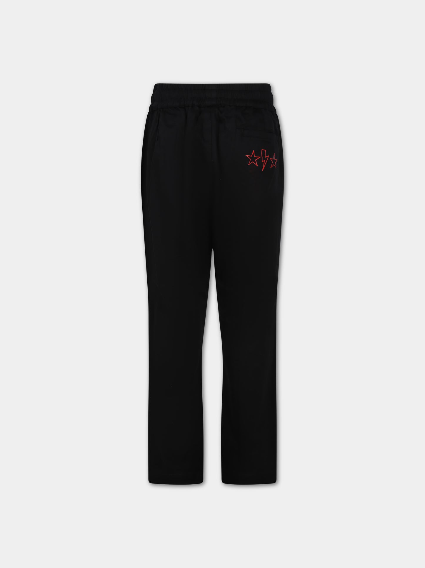 Pantalone casual nero per bambino,Neil Barrett Kids,033617 110