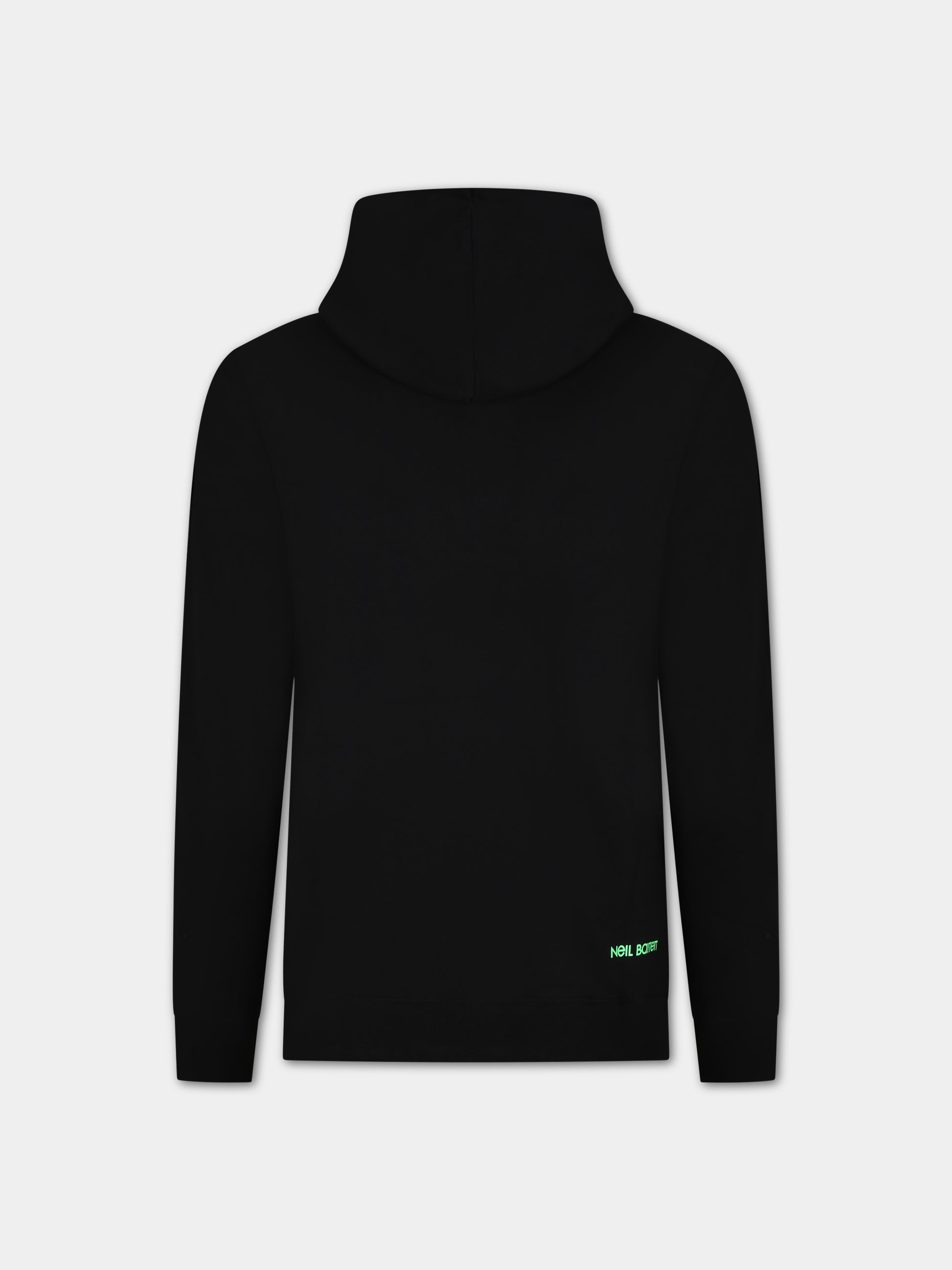 Felpa nera con iconici fulmini verdi per bambino,Neil Barrett Kids,033621 110-48